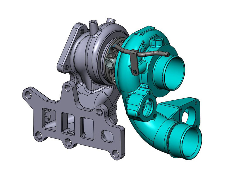 Best Mazda 3 Turbo Upgrade replacement turbo design by CorkSport