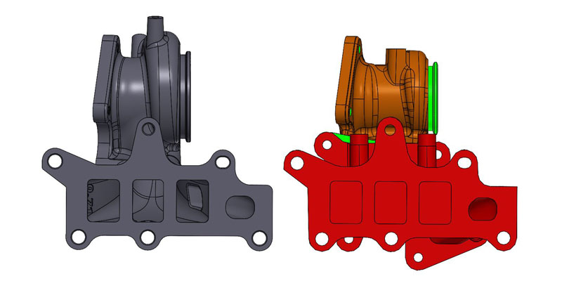 Mazda 3 Dynamic Valve Housing Prototype for 2021+ Mazda 3 Turbo