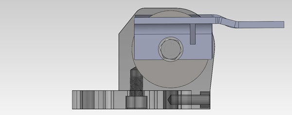 CAD Drawing of the Mazdaspeed 3 Transmission mount 
