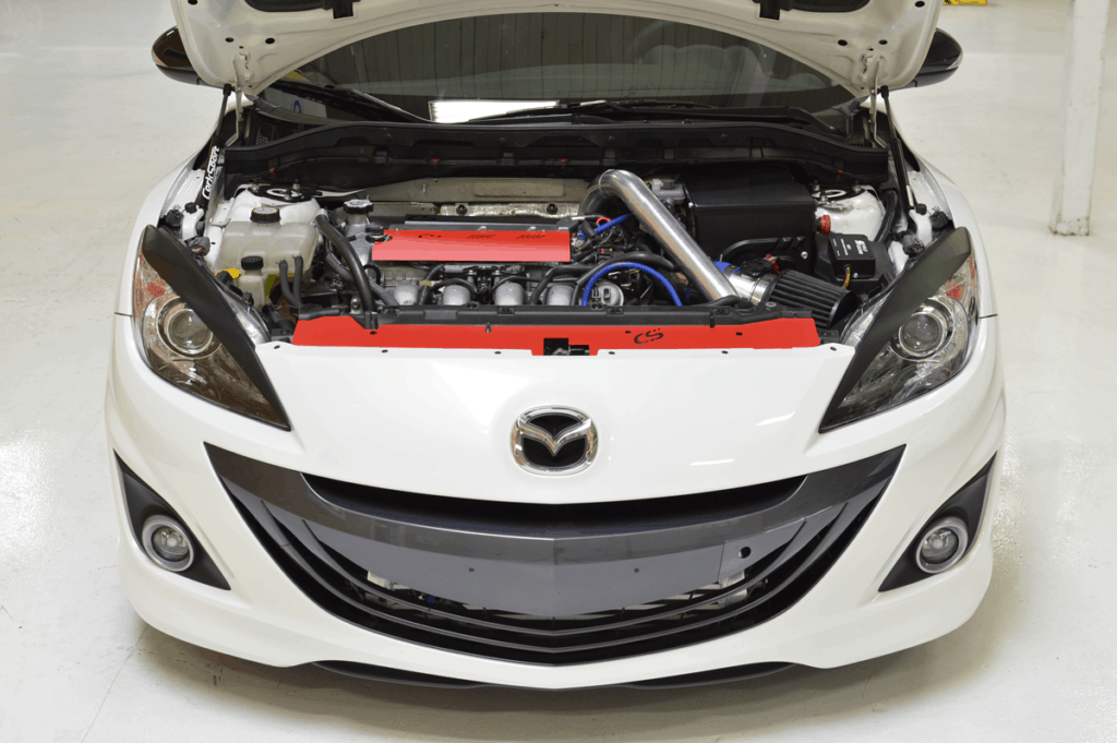 Mazdaspeed 3 engine cover radiator panel