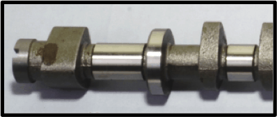 Blank Camshaft with Bearing Surfaces Ground