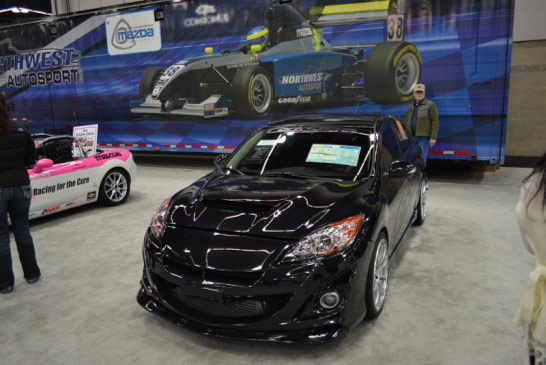 CorkSport MazdaSpeed 3 at the Portland Auto Show