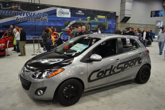 CorkSport Mazda 2 at the Portland Auto Show