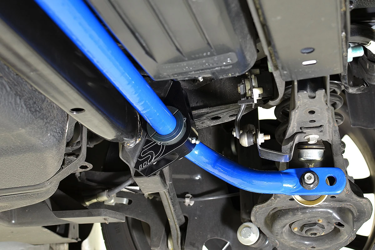 Mazda 3 rear sway bar adjustable end points