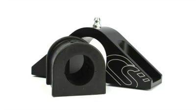 Bushings are included with CorkSport's Mazda sway bar brackets.